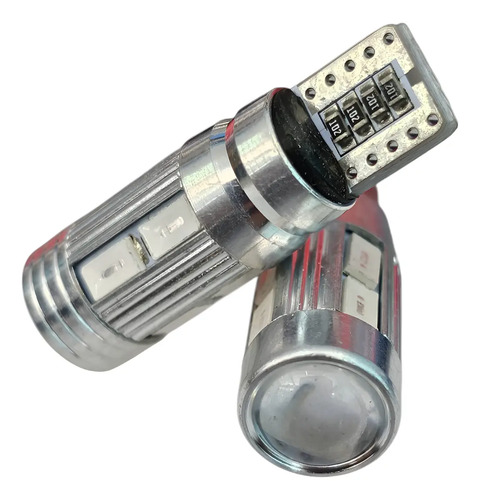 Led T10 Lupa Canbus Pellizco Libre De Error