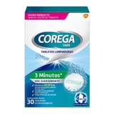 Combo Corega Tabs Efervescentes Limpiador 3 Minutos X 2u