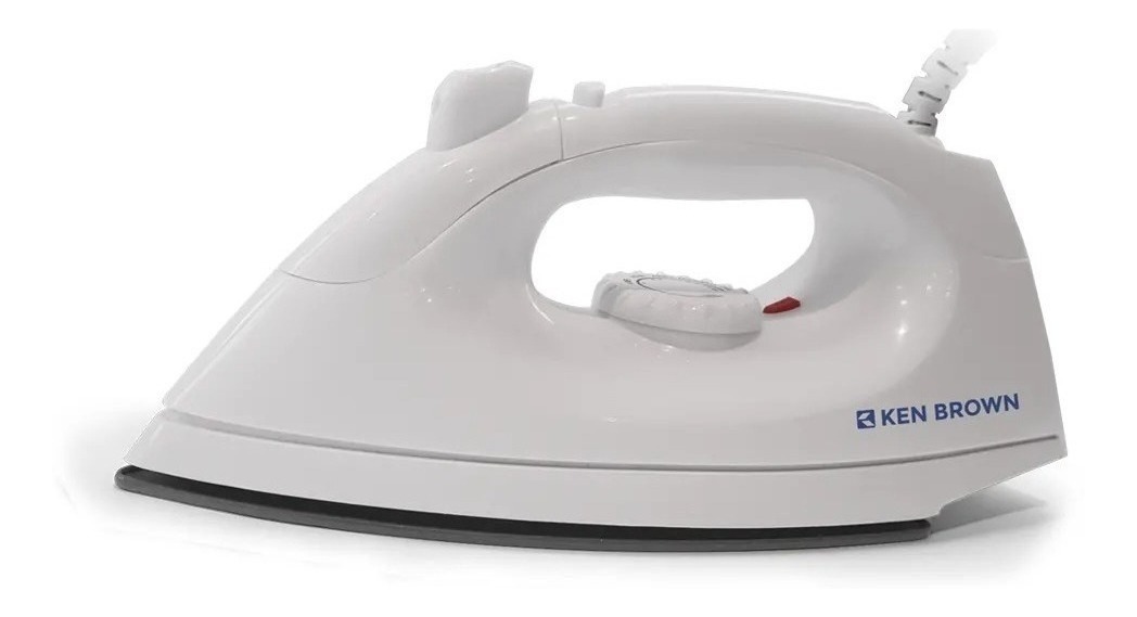 PLANCHA SECA CON ROCIADOR KEN BROWN KB-1200 1200WATTS REVESTIMIENTO ANTIADHERENTE PULVERIZADOR 