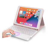 Funda Con Teclado Chesona / Para iPad 10.2 / Rose Gold.