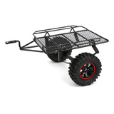 Pequeño Remolque De Coche De Metal Apto Para Traxxas Trx4/ax