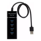 Hub Usb 3.0 Extensão 4 Portas Ultra Velocidade Hd Impressora