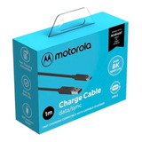 Cable Motorola Original Tipo C - Moto G7 / G8 / G9 / E7 / E8