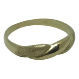 #801a- Anel Em Ouro 18k Com Detalhes