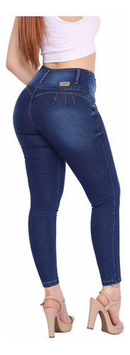 Umarah® Jeans Mujer Mezclilla Stretch Pushup Trabillas Wk51