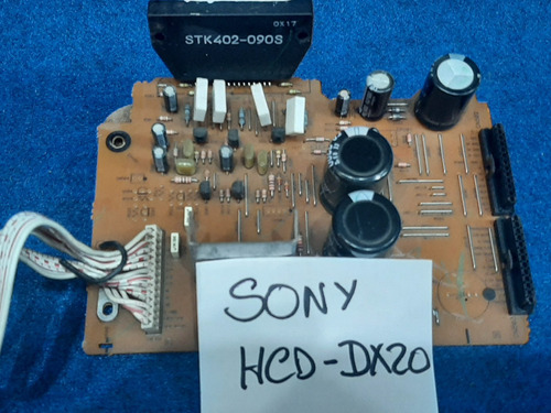 Placa De Audio Amplificador Sony Hcd-dx20 Con Integrado Stk