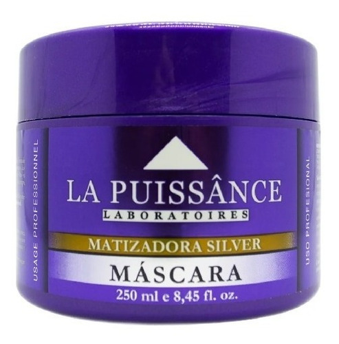 Máscara Crema Matizador Violeta Silver X 250 Ml La Puissânce