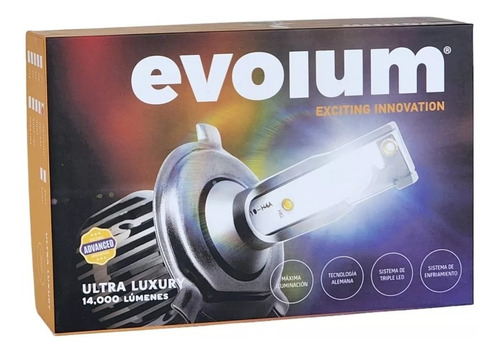 Kit Led Hiperled H1 H3 H4 H7 H11 9004 9006 14,000 Lumens Csp