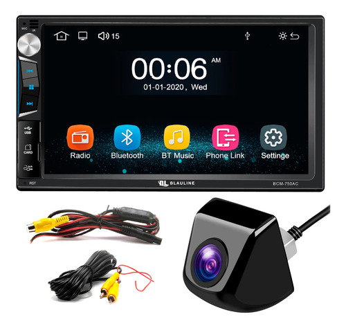 Pantalla Bluetooth Car Play Android Camara Estacionamiento