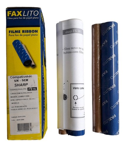 Ribbon Fax De Papel Ux 100/200/a225 Ux-5r Sharp
