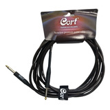 Cable Cort Ca-525 5 Metros Plug Plug Para Guitarra Y Bajo