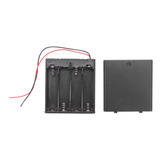 Funda Con Soporte Para Baterías /off Switch De 5,5 Cables Pa