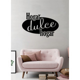 Vinilos Decorativos Vinil P/ Pared Frases Hogar Dulce Hogar