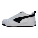 Tenis Puma Rebound V6 Lo Junior Original Piel Sintética