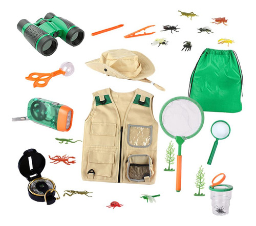 Juguetes Para Niños Kit De Disfraz De Explorador Para