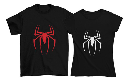 Playeras Dúo Pareja Novios Spiderman Hombre Araña.marvel.