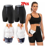 Sauna Body Shorts Pantalones De Chándal Pérdida De Peso 2pcs