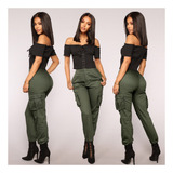 Calça Militar De Leggings De Moda Feminina