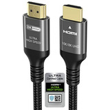 Cable Hdmi 8k 20 Ft Compatible Con Mac, Rtx4090, Pc, Tv, Ps5