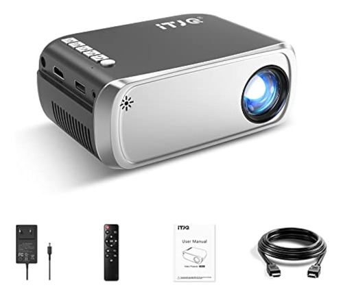 Mini Proyector, Proyector Portátil Itjq Full Hd