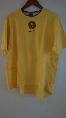 Camiseta Concentración Club América, Nike Talla L, 2002-2003