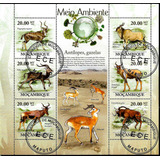 Zx112 Estampillas 2010 Mozambique Fauna Antilope Gacela