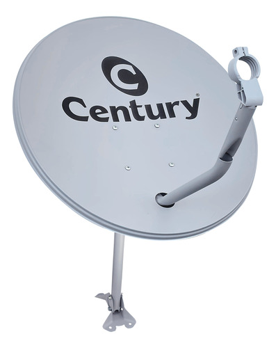 Antena Century Ku 60cm Chapa Banda Ku C/ Lnbf Duplo 2 Saidas