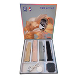 Reloj Smartwatch T20 Ultra 2 Con 4 Mallas Intercambiables