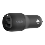 Cargador Belkin De Auto 12v Boost 4.8a Doble Usb Ccb001btbk