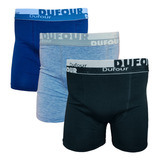 Boxer Hombre Dufour Algodon Y Lycra Con Elastico Art 12024