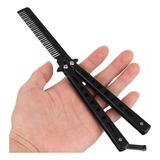 Pente Butterfly Treino - Faca Canivete Balisong Cor Preto