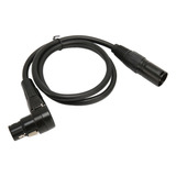 Cabo De Microfone Xlr Para Fêmea Profissional De 3 Pinos Ofc