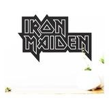 Vinilo Adhesivo Decorativo Pared Iron Maiden Rock 58x82cms