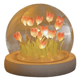 Lámpara Led Luz Noche Flor Del Diy Regalo Tulipán Para Mujer