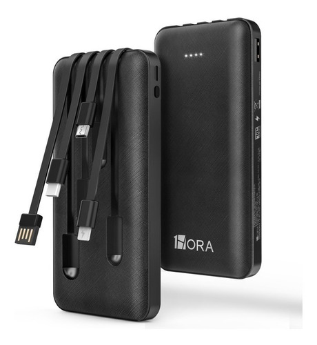 Power Bank Doble Usb + Tipo C + Ip + V8 10000 Mah Portable