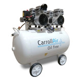 Compresor De Aire Eléctrico Carroll Car-hsud750x2x108l Monofásico 108l 2hp 110v Blanco