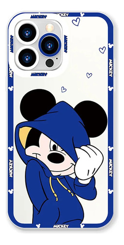 Pareja De Mickey Minnie Para iPhone 15, 14, 13, 12, 11