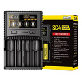 Cargador Pilas Bateria Li-ion Nimh Nicd Superb Nitecore Sc4