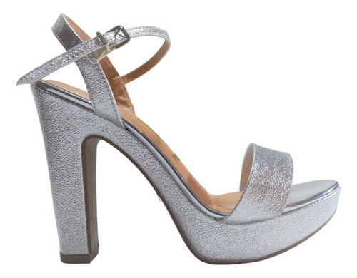 Sandalias Vizzano Mujer Oro Plata Taco Palo Plataforma