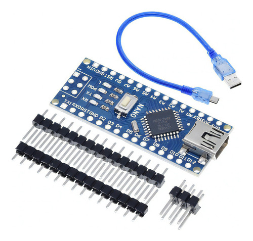  Arduino Nano V3.0 Atmega328 +cable Usb Arduino Ide