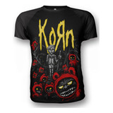 Remera Korn Metal Rock Bandas Sublimada Frente Fullprint