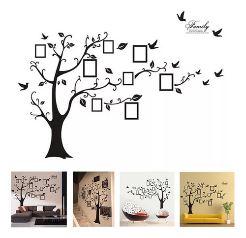 Vinilos Arbol De Genealogico Decorativo Para Pared 1 Pack