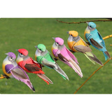 Lwingflyer 12 Pajaros De Plumas Realistas, Aves Artificiales