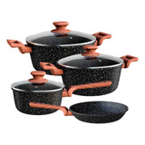 Kit Panela Cerâmico Não Gruda Antiaderente Indução Chef 26cm