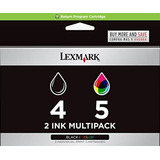 Lexmark # 4 Y # 5 Negro / Color Combo Pack