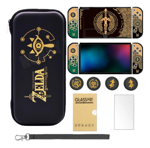 Kit Funda Para Protector Nintendo Switch Oled-zelda