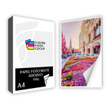 100 Folhas Papel Fotográfico Adesivo Matte 108g A4 Premium