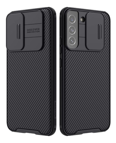 Capa Capinha Nillkin Camshield P Galaxy S22 6.1 Anti Impacto Cor Preto