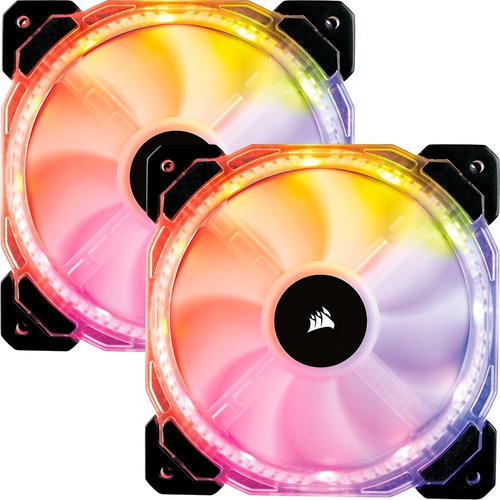 2x Corsair Fan Cooler Hd140 Rgb 140mm Icue 74cfm + Parafusos