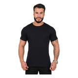 Camiseta Masculina Camisa Basica Algodão + Elastano Premium